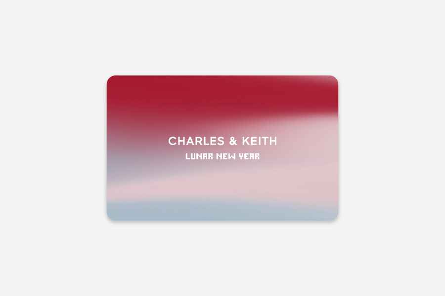 Lunar New Year Gift Card - Ombre, Maroon, giftLanding